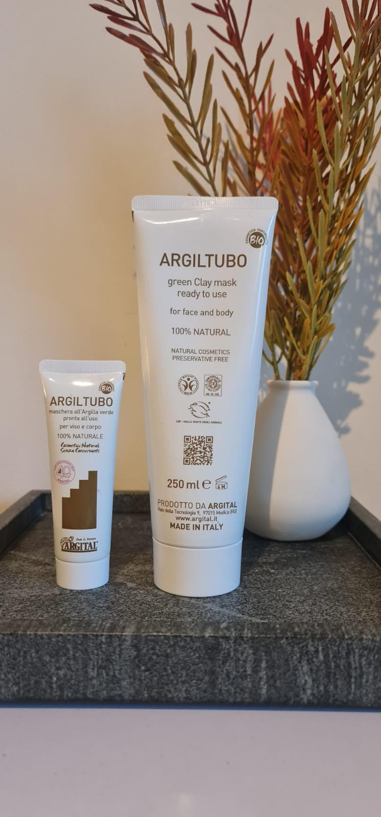 Argiltubo Clay Mask for Face & Body - 50 ml